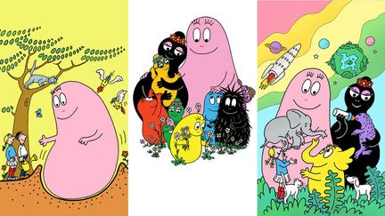 Barbapapa et sa famille ont &eacute;t&eacute; cr&eacute;&eacute;s par Talus Taylor dans les ann&eacute;es 1970. (TALUS TAYLOR / AT VIDÉO )