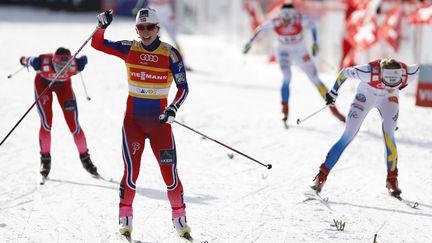 70e victoire pour Bjoergen (PIERRE TEYSSOT / AFP)