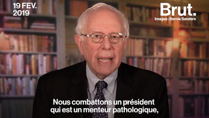 Ce mardi 19 février, le sénateur Bernie Sanders a officialisé sa candidature à la présidence des&nbsp;États-Unis. (BRUT)