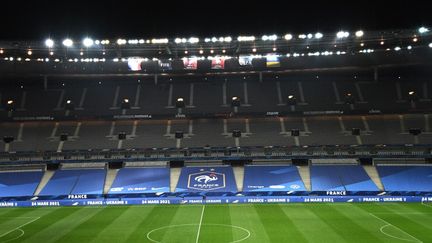 Le Stade de France, à Saint-Denis, le 24 mars 2021. (ANNE-CHRISTINE POUJOULAT / AFP)