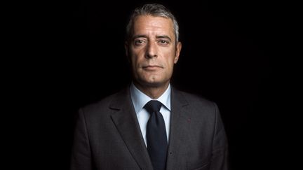 Amaury de Hauteclocque, alors patron du Raid, l'unit&eacute; d'&eacute;lite de la police, le 20 octobre 2012 &agrave; Paris. (FRED DUFOUR / AFP)