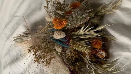 Un bouquet de fleurs séchées préparé par Ayameflowers.
 (Ayameflowers)