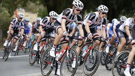 Les coureurs de la formation néerlandaise Sunweb. (YUZURU SUNADA / BELGA MAG)