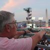 Franck Maille assiste à la cérémonie d'ouverture, le 28 août 2024, place de la Concorde, à Paris. (CLEMENT PARROT / FRANCEINFO)