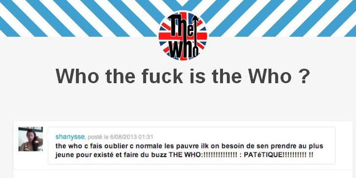 Who is The Who
 (Capture d&#039;écran/Tumblr)