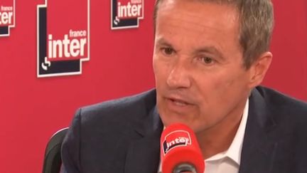 Nicolas Dupont-Aignan sur France Inter, le 11 septembre 2018. (FRANCE INTER / RADIO FRANCE)