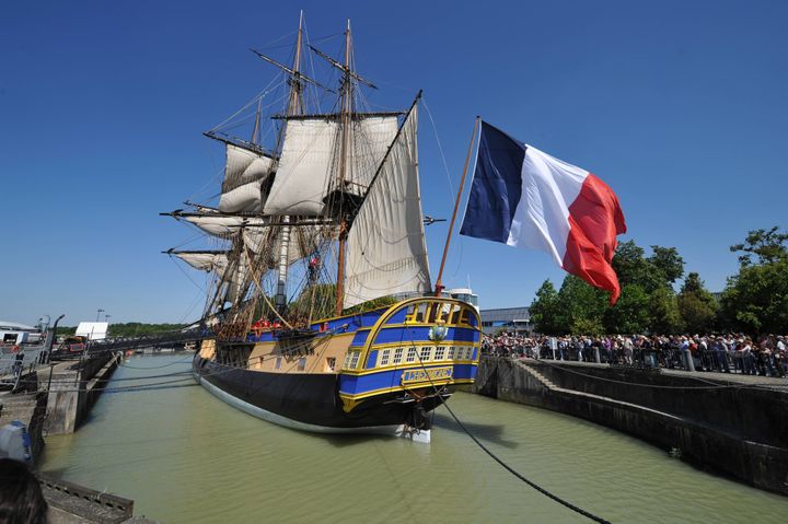 Le plus gros navire historique à naviguer
 (Xavier Leoty/AFP)