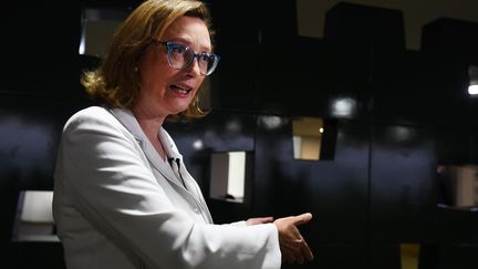 Maria do Rosario, députée brésilienne, à Brasilia (Brésil), le 17 octobre 2018. (EVARISTO SA / AFP)