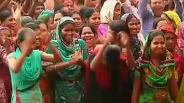 Video Manifestation Géante Des Ouvriers Du Textile Au Bangladesh 