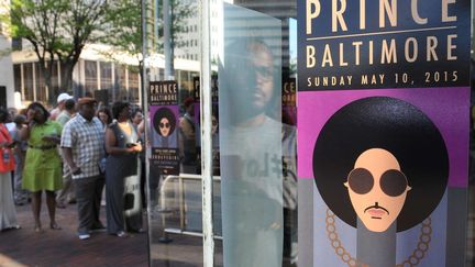 Affiche du concert de Prince à Baltimore
 (Jerry Jackson/AP/SIPA)