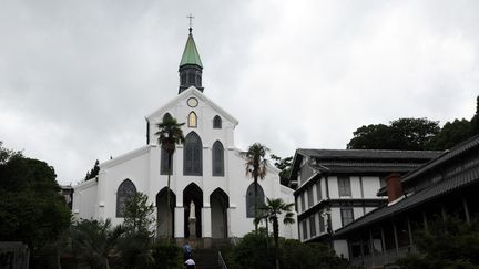 La cathédrale catholique d'Oura, à Nagasaki, aiu Japon (30 juin 2018)
 (Yuji Sakaguchi / Yomiuri / The Yomiuri Shimbun / AFP)