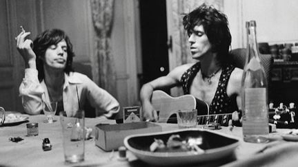 Jagger Richards en pleine création à la villa Nellcote
 (Dominique Tarlé / capture d&#039;écran)