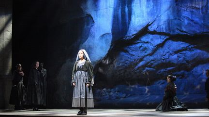 "Bernadette de Lourdes", comédie musicale présentée à Lourdes jusqu'en octobre (CAMIL IOOS / MAXPPP)