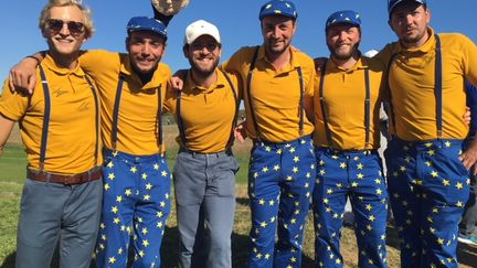 Les "froggies" au Golf National pour la Ryder Cup