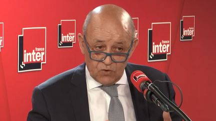 Jean-Yves Le Drian, sur France Inter, le 28 mai 2019. (France Inter)