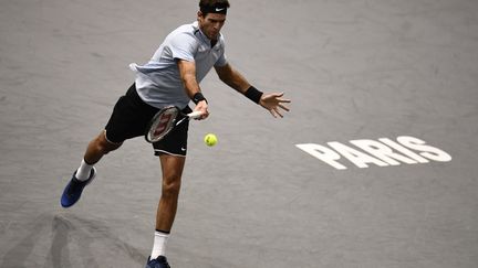 Les quarts de finale débutent ce vendredi, Del Potro est le premier à s'y être qualifié. (CHRISTOPHE SIMON / AFP)