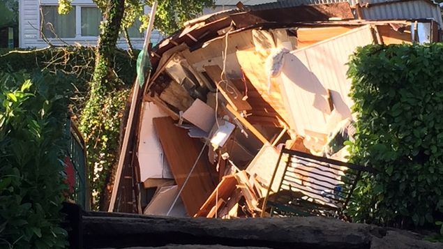 &nbsp; (Le camping de Villeneuve Loubet au lendemain des intempéries meurtrières qui ont frappé les Alpes-Maritimes  © Radio France / Violaine Ill)