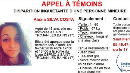 Disparition d'Alexia sur l'île d'Oléron : les recherches s'intensifient pour retrouver la jeune fille de 15 ans