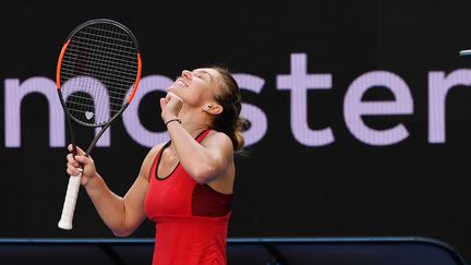 Simona Halep est en quarts de finale de l'Open d’Australie (PAUL CROCK / AFP)