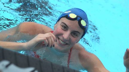 &nbsp; (Charlotte Bonnet, médaille de bronze sur le 200m nage libre © MaxPPP)