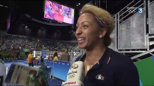 JO 2016 : Tony Yoka sacré, la joie de sa compagne Estelle Mossely