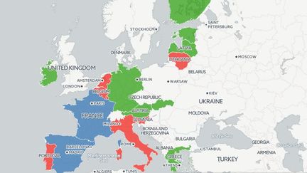 Mode de valdiation du plan d'aide &agrave; la Gr&egrave;ce dans l'Union europ&eacute;enne. (  FRANCETV INFO )