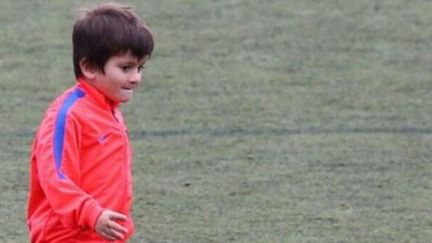 Le fils de Lionel Messi à l'entraînement avec la FCB Escola