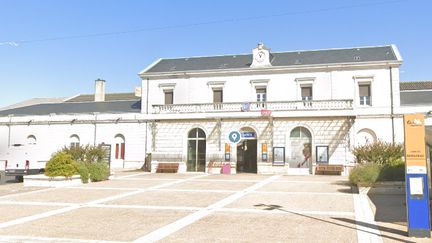 La gare de Bergerac (Dordogne),&nbsp;en septembre 2019. (GOOGLE MAPS / FRANCETV INFO)