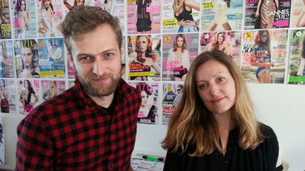 &nbsp; (Adrien Pelletier, directeur artistique, et Christine Regnier, directrice de la rédaction de Grazia  © Radio France / Cécilia Arbona)