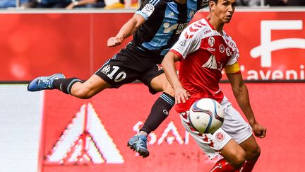 Florian Thauvin a peut-être porté le maillot de l'OM pour la dernière fois face à Reims. (PHILIPPE HUGUEN / AFP)