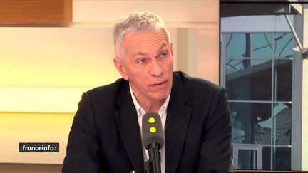 Richard Panquiault, directeur général de l'ILEC, l'association qui regroupe des fabricants de produits de grande consommation sur franceinfo, le 30 janvier 2018. (FRANCEINFO / RADIOFRANCE)