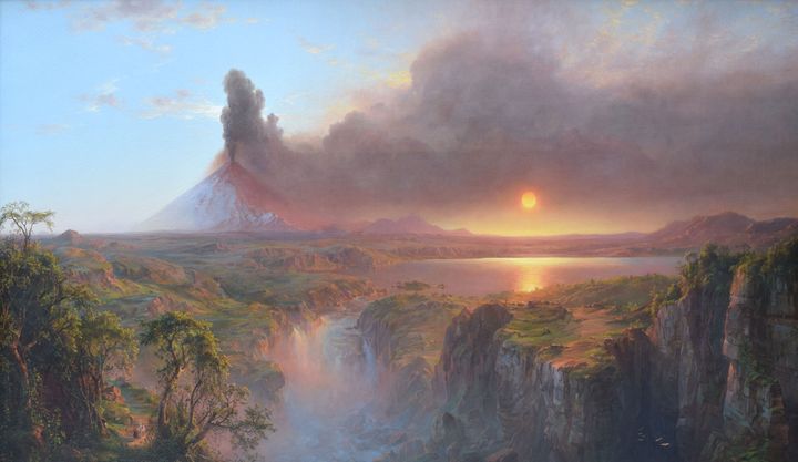 Frederic Edwin Church et DeWitt Clinton Boutelle, "Cotopaxi, Ecuador", 1862, Reading Public Museum, Reading, Pennsylvanie, EtatsUnis&nbsp; (© Reading Public Museum)