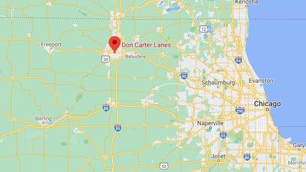 Les faits sont survenus dans le bowling "Don Carter Lanes", samedi 26 décembre 2020. (CAPTURE D'ÉCRAN / GOOGLE MAPS)