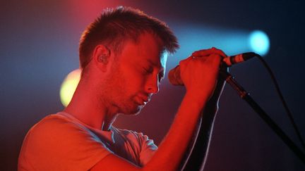 Thom Yorke avec Radiohead au Grand Rex en juin 2000.
 (Bertrand Guay / AFP)