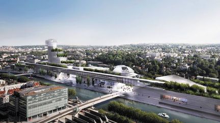 Le projet de Jean Nouvel pour l'île Séguin, choisi par les électeurs de Boulogne-Billancourt
 (Ateliers Jean Nouvel)