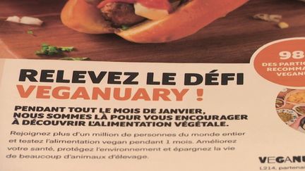 Le "mois de janvier sans viande" est une initiative relayée par l'association L214. (CAPTURE D'ÉCRAN FRANCE 3)