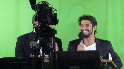 Bixente Lizarazu aux commentaires (MATTHIEU DE MARTIGNAC / MAXPPP TEAMSHOOT)