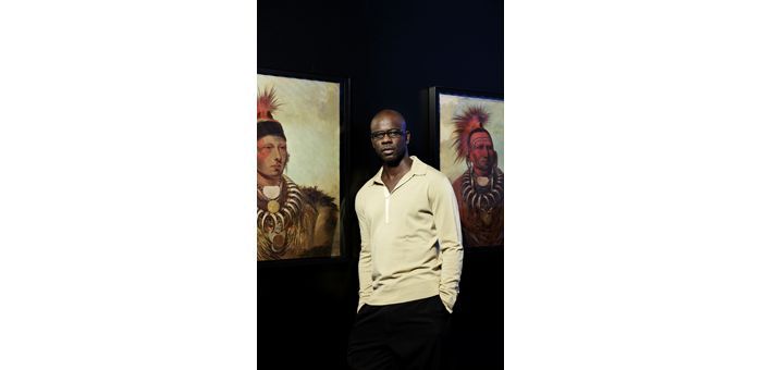 Lilian Thuram au Musée du quai Branly
 (musée du quai Branly, photo Cyril Zannettacci)