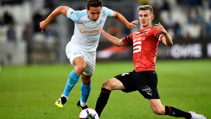 Florian Thauvin face à Rennes (CHRISTOPHE SIMON / AFP)