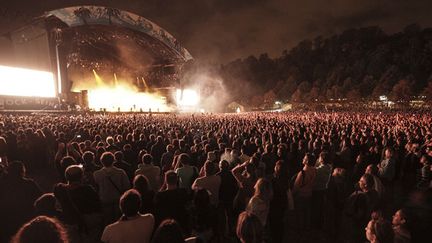 Foule devant la Grande Scène à Rock en Seine.
 (Nicolas Joubard)