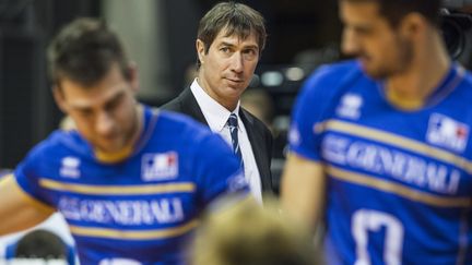 Laurent Tillie, le sélectionneur de l'équipe de France de volleyball (JOHN MACDOUGALL / AFP)