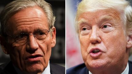 Bob Woodward et Donald Trump
 (Mandel NGAN, Jim WATSON / AFP)