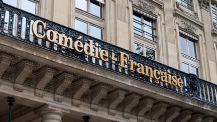La façade extérieure de la Comédie-Française en juillet 2020.&nbsp; (RICCARDO MILANI / HANS LUCAS)