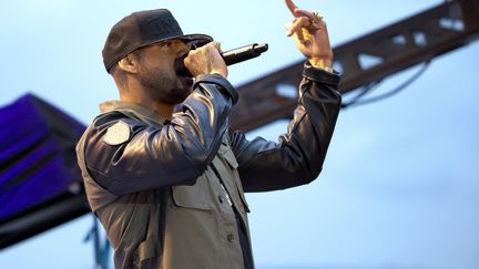 Booba, le 19 mai 2014, sur le plateau du "Grand Journal". (SYSPEO / SIPA)