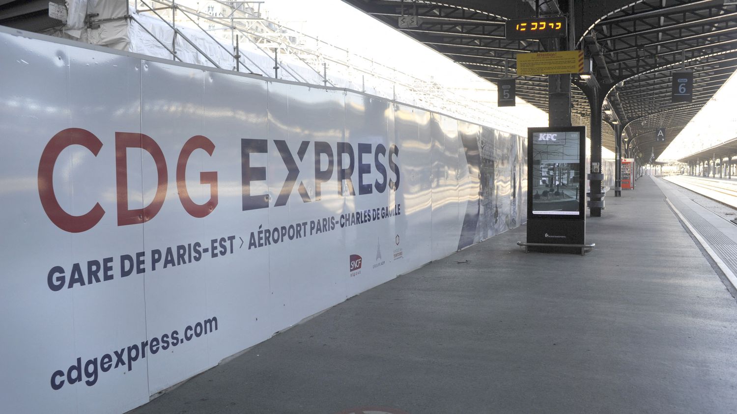 Chantier du CDG Express : la justice valide la création d'une ligne  ferroviaire entre Paris et l'aéroport de Roissy