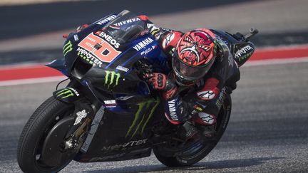 Fabio Quartararo lors des essais libres du Grand Prix des Amériques, vendredi 1er octobre. (MIRCO LAZZARI GP / GETTY IMAGES NORTH AMERICA)