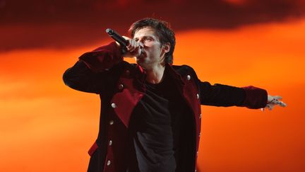 Le rappeur Orelsan durant les 27e Victoires de la musique en 2012. (BERTRAND LANGLOIS / AFP)