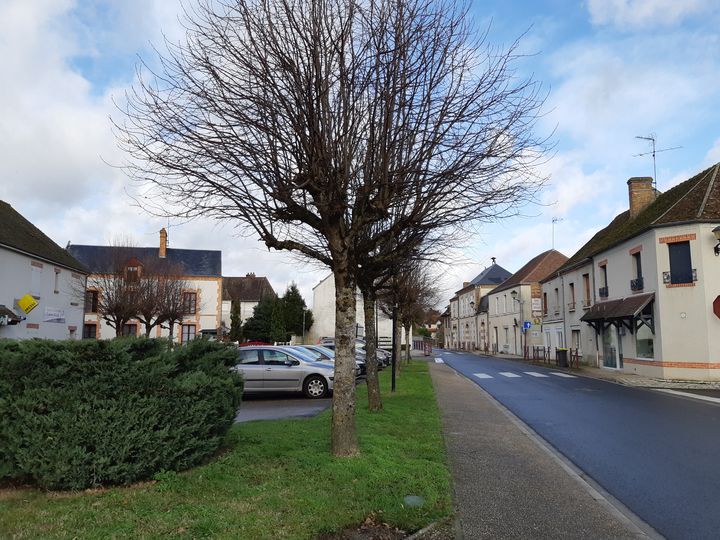 Le village de La Ferté-Saint-Cyr (Loir-et-Cher), le 17 janvier 2020. (RÉMI BRANCATO / RADIO FRANCE)