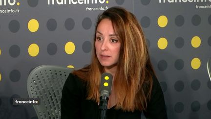 Linda Kebbab, déléguée nationale du syndicat SGP Police-FO, invitée de franceinfo mardi 9 octobre 2018. (FRANCEINFO)