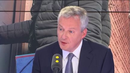 Bruno Le Maire, ministre de l'Economie et des Finances, invité de franceinfo le 9 avril 2019. (FRANCEINFO / RADIOFRANCE)